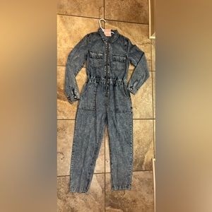 Denim jumpsuit size small